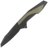 Civivi Knife Hypersonic Black, OD Green Steel With G10 Inlay, Black Stonewashed 14C28N by Gustavo T. Cecchini (C22011-1)