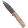 LionSteel Bushcraft Olive Wood / Satin Blade knife (B35 UL)