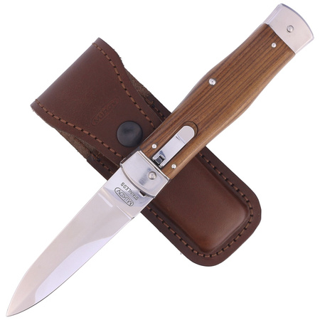 Mikov Predator Palisander Wood knife, Mirror (241-ND-1/HAMMER)