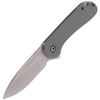 CIVIVI Elementum Flipper Gray G10 knife, Satin Finish (C907B)