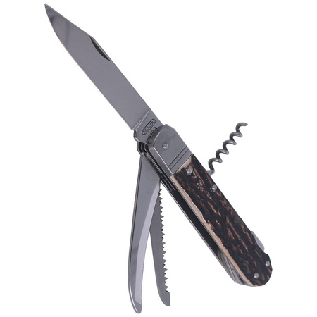 Mikov Fixir Imit folding hunting knife. Dear Stag 4 blade (232-XH-4V KP)