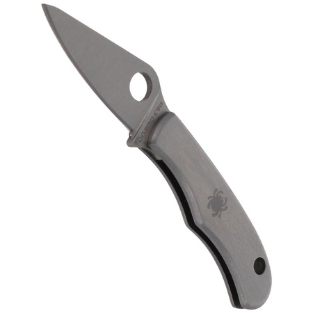 Spyderco Bug Stainless Steel Plain Folding Knife - C133P