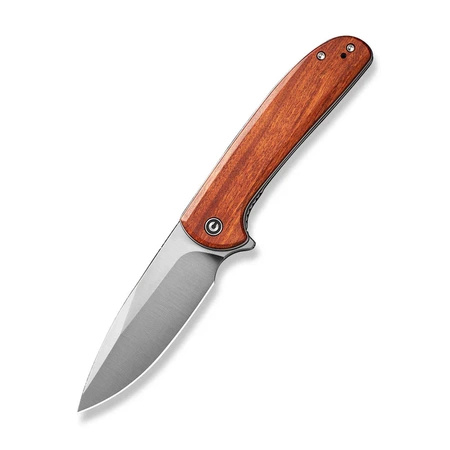 Civivi Primitrox Guibourtia Wood Folding Knife, Satin Nitro-V (C23005A-3)