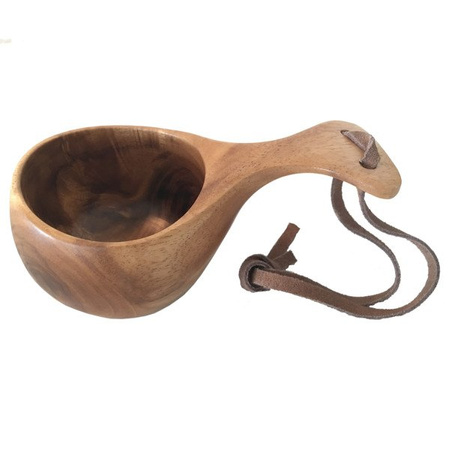 Kuksa - medium with handle - Handmade