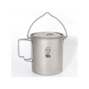 Titanium mug - Cauldron with lid - TBS Outdoor - 750 ml Titanium Pot