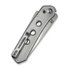 Civivi Vision FG Folding Knife Clear Lexan, Satin / Stonewashed Nitro-V by Snecx Tan (C23036-7)