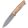 LionSteel Bushcraft Olive Wood / Satin Blade knife (B35 UL)