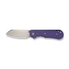 Civivi Crabby Purple G10 Folding Knife, Stonewashed 14C28N by Ken Onion Jr. (C24055-2)