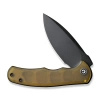 Civivi Mini Praxis Bead Blasted Ultem Folding Knife, Black D2 (C18026C-5)