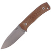 LionSteel Bushcraft Natural Canvas Micarta Knife (M4 CVN)