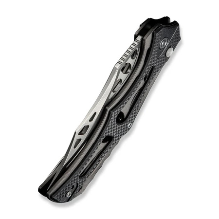 Civivi Biophase Black Aluminum / Black G10 Folding Knife, Satin Nitro-V (C23083C-3)