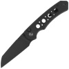 Civivi Pragma Prime Black Aluminum, Black Stonewashed 14C28N Folding Knife (C24067-1)