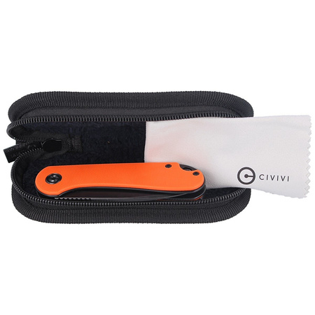 CIVIVI Elementum Flipper Orange G10, Black Stonewashed (C907Y) knife