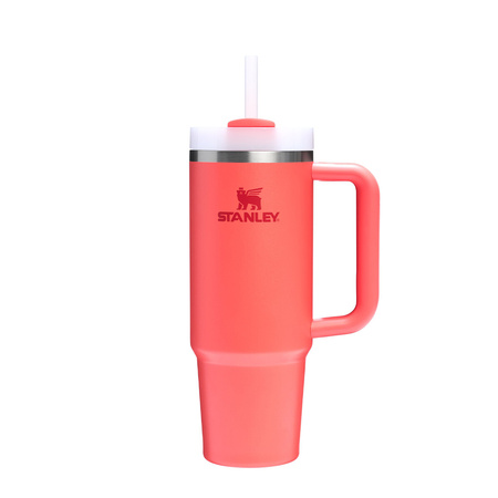 Stanley Quencher H2 thermal mug.About FlowState 0.89L Hot Coral
