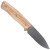 LionSteel Bushcraft Olive Wood / Satin Blade knife (B35 UL)