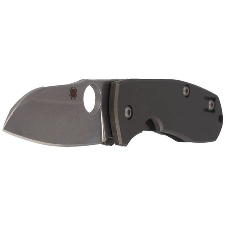 Spyderco Techno 2 Titanium Plain Folding Knife (C158TIP2)