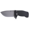 LionSteel SR22A Aluminum Black / Satin Blade Folding Knife (SR22A BS)