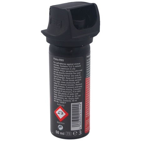 KKS VESK RSG Police Foam 2mln SHU Pepper Gas, Stream 50ml (12050-F)