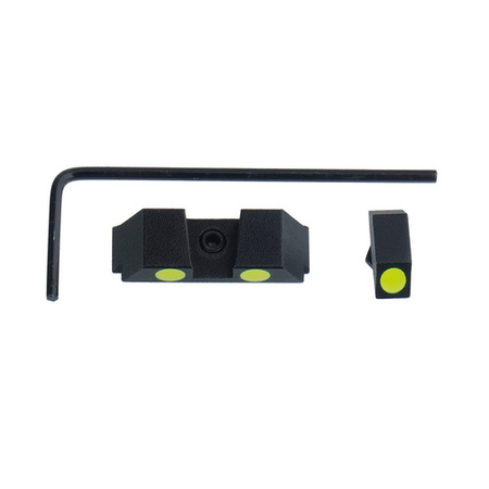 Vector Optics - Fiber Sights Combo for Glock Short Green - SCIS-06