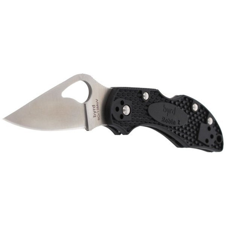 Spyderco Byrd Robin 2 FRN Black Plain Folding Knife (BY10PBK2)