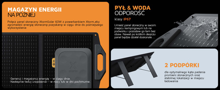 XTORM Foldable Photovoltaic Panel 60W (USB- A / USB-C) XP2SW060