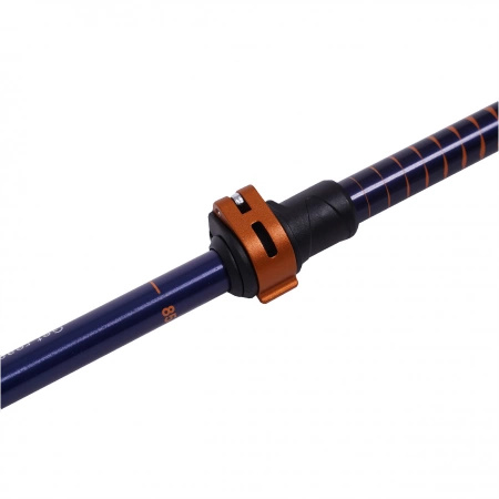 Alpinus - Monte Rosa trekking poles - navy blue and gold
