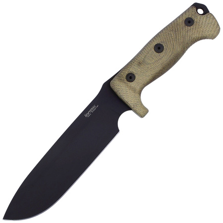 LionSteel M7B Micarta Green Black Blade Knife (M7B CVG)