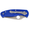 Spyderco Persistence Blue FRN Folding Knife, Satin CPM S35VN (C136PBL)