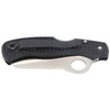 Spyderco Rescue 79mm Lightweight Black Spyder Knife - C45SBK