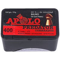 Apolo Predator Copper 4.52 mm shotgun shell, 400 rounds. 0.70g/10.0gr (19950-2)