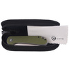 CIVIVI Elementum Flipper OD Green G10 knife, Satin Finish (C907E)