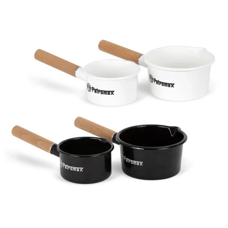 Petromax Enameled Sauce Pot 1 L White
