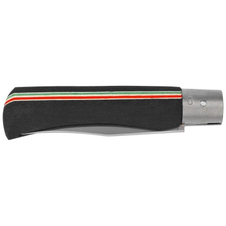 Antonini Old Bear L Laminated Black Wood Folding Knife, Satin W.1.4060 Nitrogen (9307/21_MTK)