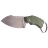 LionSteel H1 Karambit Canvas Green, Stone Washed Blade (H1 CVG) Knife