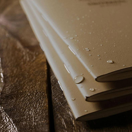 Rite in the Rain - Stapled Waterproof Notes - 3-pack - 4.625x7" - Tan - 980T-LITE