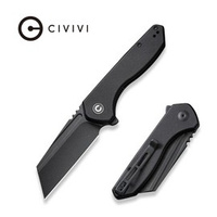 Civivi ExOne Black G10, Black Stonewashed Nitro-V Folding Knife by Brian Brown (C23036-1)