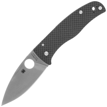 Spyderco Bodacious Sprint Run Carbon Fiber, Satin CPM S90V Folding Knife by Sal Glesser (C263CFP90V)