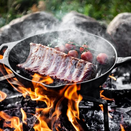 Petromax 30cm cast iron grill pan