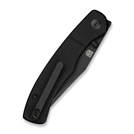 Civivi Clingman Black G10, Black Stonewashed Nitro-V Folding Knife by Taylor Martin Best Damn EDC (C23065-1)