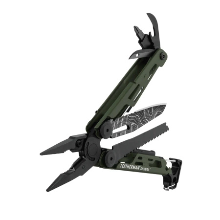 Leatherman Signal Green Topo multitool (832692) - 19 tools