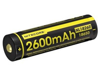 Nitecore 18650 Micro USB Battery NL1826R 2600mAh