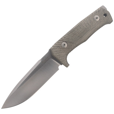 LionSteel Tactical Green Canvas Micarta / Satin Blade knife (T5 CVG)