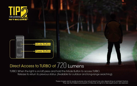 Nitecore TIP 2 flashlight 720 lumens