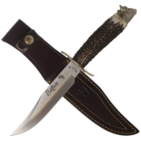 Muela Deer Stag 160mm Hunting Knife, Gift Box (BUFFALO-16BF)