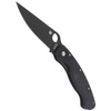 Spyderco Military Model G-10 Black / Black Blade Folding Knife (C36GPBK)