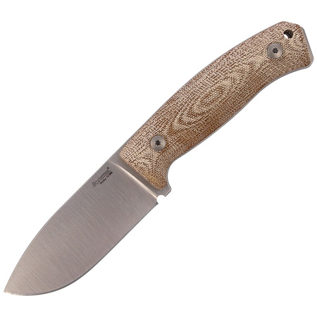 LionSteel Bushcraft Natural Canvas / Satin Blade knife (M2M CVN)