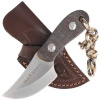 Muela Mouse-7M Brown Micarta Knife, Satin 14C28N