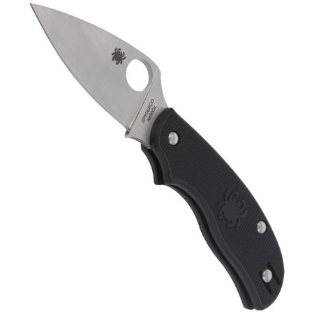 Spyderco Urban Lightweight Black Plain Folding Knife - C127PBK