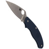 Spyderco UK Penknife FRN Dark Blue CPM S110V Plain Folding Knife - C94PDBL