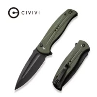 Civivi Incindie OD Green G10 Folding Knife, Black Stonewashed (C23053-2)